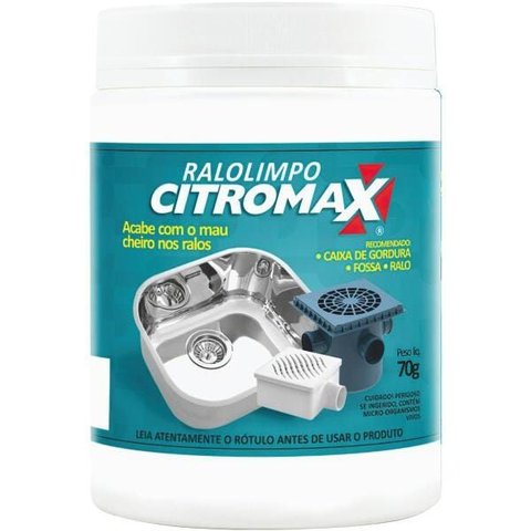Ralo Limpo Citromax Elimina Mau Cheiro e Limpa Ralos e Canos