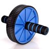 Rolo Roda Abdominal Exercicio Azul Academia Musculação - 1