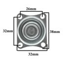Ver imagem 5 de Rodízio 20 Unidades Girátorio Roda Rodinha Móveis Vaso 32Mm