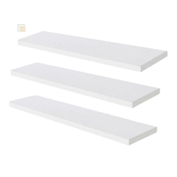 Prateleira para Banheiro Lavabo Flutuante em Mdf 60x15 Kit C/3 - 1