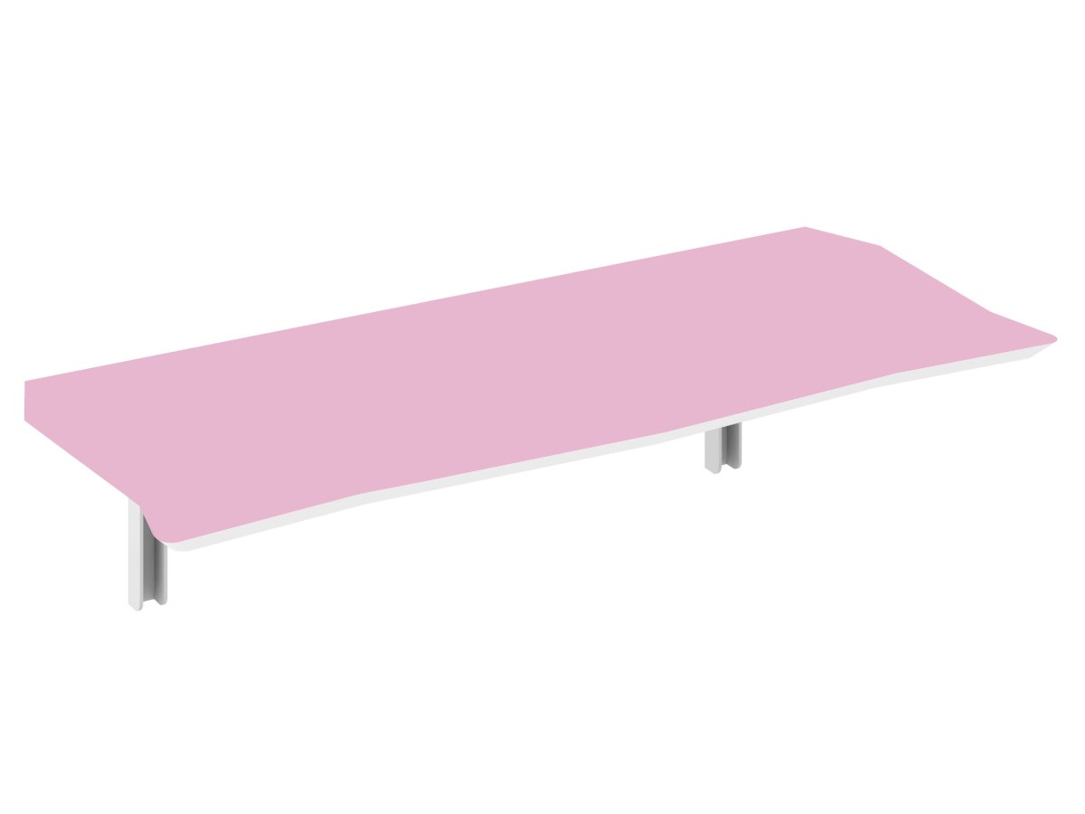Mesa Dobrável 130 cm Linha Flat com 2 Banquetas - Cor Sweet Lilac - 2