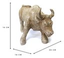 Ver imagem 2 de Estatua Escultura Enfeite Decorativo Touro Wall Street 30cm:arenite
