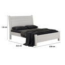 Ver imagem 3 de Cama Casal 185 100% Mdf Cinamomo - Móveis Valverde