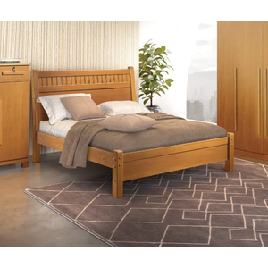 Cama Casal 185 100% Mdf Cinamomo - Móveis Valverde