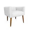Ver imagem 1 de Banco Decorativo Nina Suede Branco - Dominic Decor