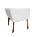 Ver imagem 2 de Banco Decorativo Nina Suede Branco - Dominic Decor