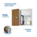 Ver imagem 2 de Armário de Banheiro com Espelho Aéreo Superior Espelheira