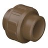 Kit 5 União Soldável Fortlev 50mm (1.1/2") Água Fria Marrom - 1
