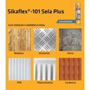 Ver imagem 4 de Sikaflex 101 Plus Selante Adesivo Flexível Veda Calha Cinza
