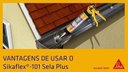 Ver imagem 3 de Sikaflex 101 Plus Selante Adesivo Flexível Veda Calha Cinza