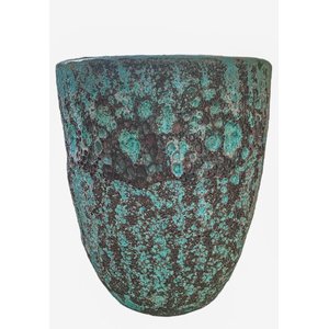 Vaso Vietnamita Classico Atlantis Rustido Jade Original