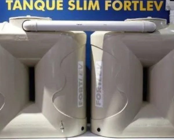 Tanque Slim 600 Lts Fortlev Cisterna - 4