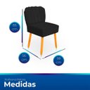 Ver imagem 7 de Kit Cadeira Pétala para Sala de Jantar Confortável e Reforçada Suede