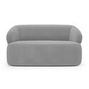Ver imagem 6 de Sofá Orgânico 02 Lugares Living Glee 140cm Bouclê Cinza - Desk Design
