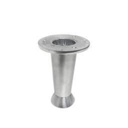 Pé Regulável para Móveis 130mm (300kg) Alumínio Polido Metali 01 Unidade - 1