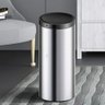 Lixeira Automática Redonda em Aço Inox 50 Litros com Sensor - 1