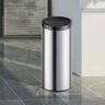 Lixeira Automática Redonda em Aço Inox 50 Litros com Sensor - 2