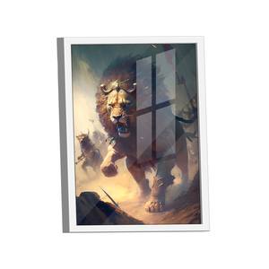 Quadro Leão Gladiador -- BR ARTES