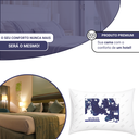 Ver imagem 3 de Travesseiro Abstrato Fibra de Plumas Importada Linha Hotelaria com Fronha 100% Algodão