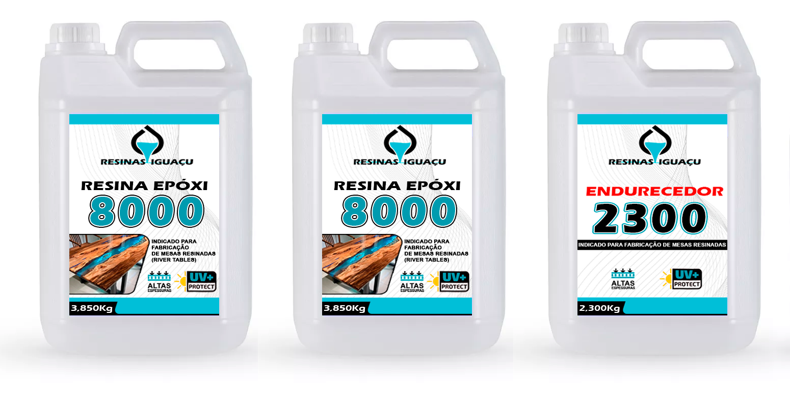 Resinas Iguaçu - Resina Epoxi 8000 10kg - 1