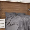 Ver imagem 2 de Painel Cabeceira Casa/queen Dormitório Modulado Irlanda - Módulo Painel 168cm - Roupeiro Demobile