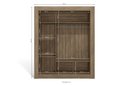 Ver imagem 5 de Guarda Roupa Kappesberg 3 Portas de Correr com Espelho H563 Nogal