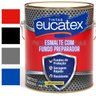 Tinta Esmalte Eucafer 3,6L com Fundo Preparador Galvanizado para Madeiras & Metais - Eucatex - Preto - 1