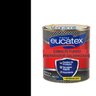 Tinta Esmalte Eucafer 3,6L com Fundo Preparador Galvanizado para Madeiras & Metais - Eucatex - Preto - 2