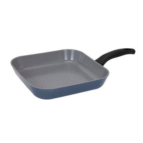 Frigideira Grill Reverse, Forjado C/revestimento Cerâmico