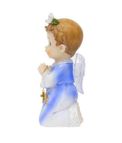 Anjinho Azul Oração 15Cm - Enfeite Resina - 2
