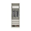 Ver imagem 3 de Guarda Roupa Modulado Bellagio 2 Portas 3 Gavetas MDP Areia HP Casa 812