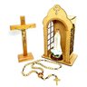 Kit Nossa Senhora de Fátima - Madeira Clara - 1