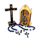 Ver imagem 1 de Kit Nossa Senhora Aparecida MINI - Madeira Escura
