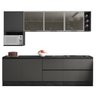 Cozinha Modulada 7 Peças 258CM Etna 5 Grafite PLN - 2