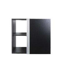 Conjunto Gabinete para Banheiro Preto 55cm sem Cuba Harpia - 9