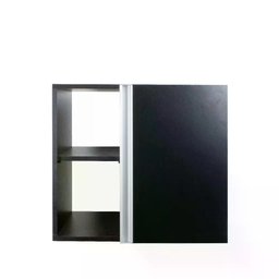 Conjunto Gabinete para Banheiro Preto 55cm sem Cuba Harpia - 2
