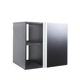 Conjunto Gabinete para Banheiro Preto 55cm sem Cuba Harpia - 11