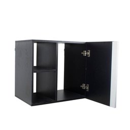 Conjunto Gabinete para Banheiro Preto 55cm sem Cuba Harpia - 8