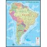 Mapa Continental Político America do Sul - 1