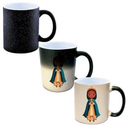 Caneca Mágica Glitter Muda de Cor Y2 Nossa Senhora da Aparecida 51 - 1