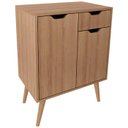 Ver imagem 1 de Gabinete para Banheiro 2 Portas 1 Gaveta Bn3637 Amendoa Tecno Mobili