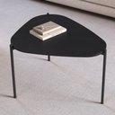 Ver imagem 2 de Mesa de Centro para Sala de Estar Pés Metálicos Alta Adek A03 Nero Preto - Lyam Decor