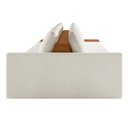 Ver imagem 5 de Sofá Ilha Modular Living com Puff 432cm Georgia K04 Bouclê Bege/caramelo - Mpozenato