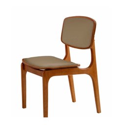 Conjunto com 2 Cadeiras Malta em Madeira Maciça para Sala de Jantar Moderna Mobília - 5
