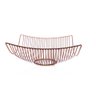 Fruteira Decorativa de Metal Rose Gold 9,5x27x24 - D'Rossi - 4