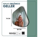 Ver imagem 3 de Espelho Orgânico Geller 70x50cm Decorativo Grande Barato - Suporte