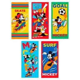 Toalha de Banho Infantil Mickey Futebol - 3