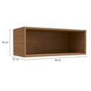 Ver imagem 2 de Armário de Cozinha Aéreo Basculante 80cm 1 Porta Geladeira Maxxi Kappesberg