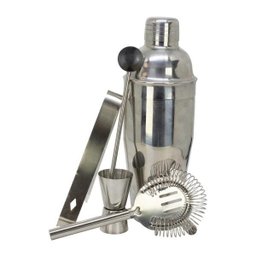 Jogo De Coqueteleira 5 Itens Em Inox Kit Barman Coquetel - 3