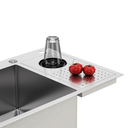 Ver imagem 4 de Cuba Cozinha Gourmet Zurique Aço Inox 304 Lava Copos Goldenx